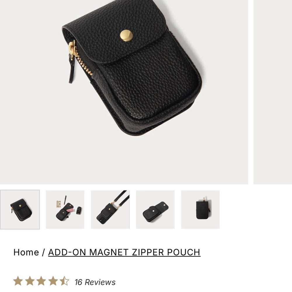 Bandolier Add-On Magnet Zipper Pouch